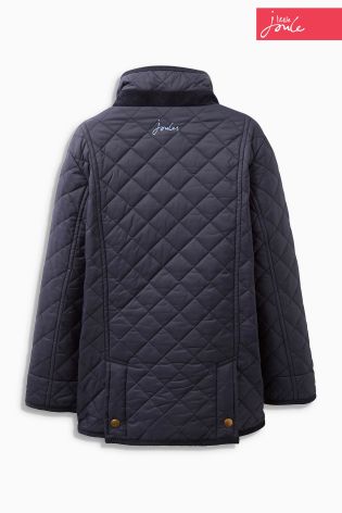 Navy Little Joule Quilted Jacket